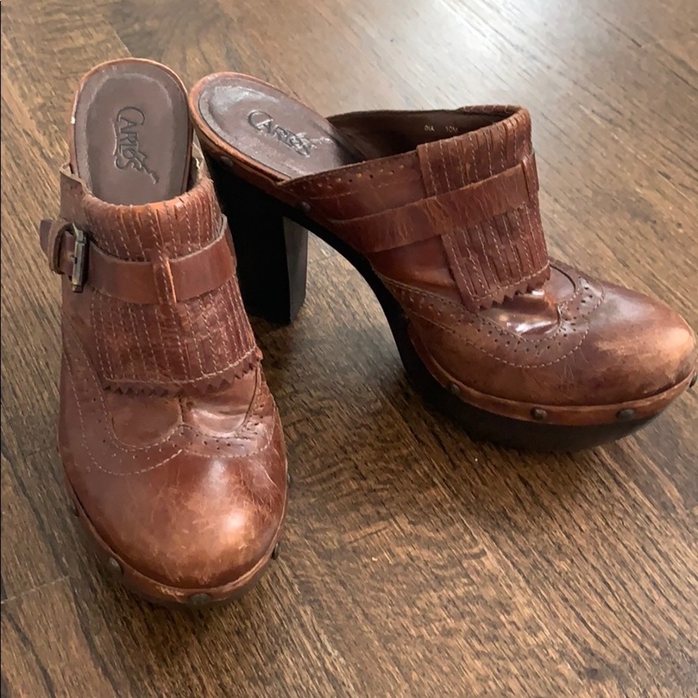 Carlos platform clogs